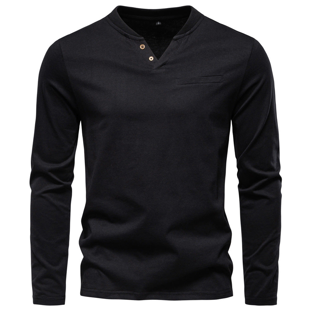 Fitted V-Neck T-Shirt