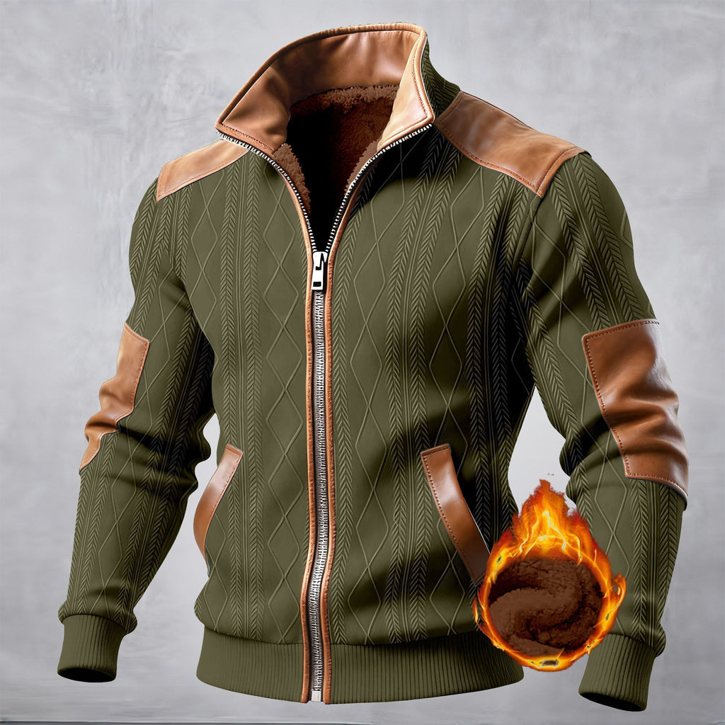 Two-tone lined jacket