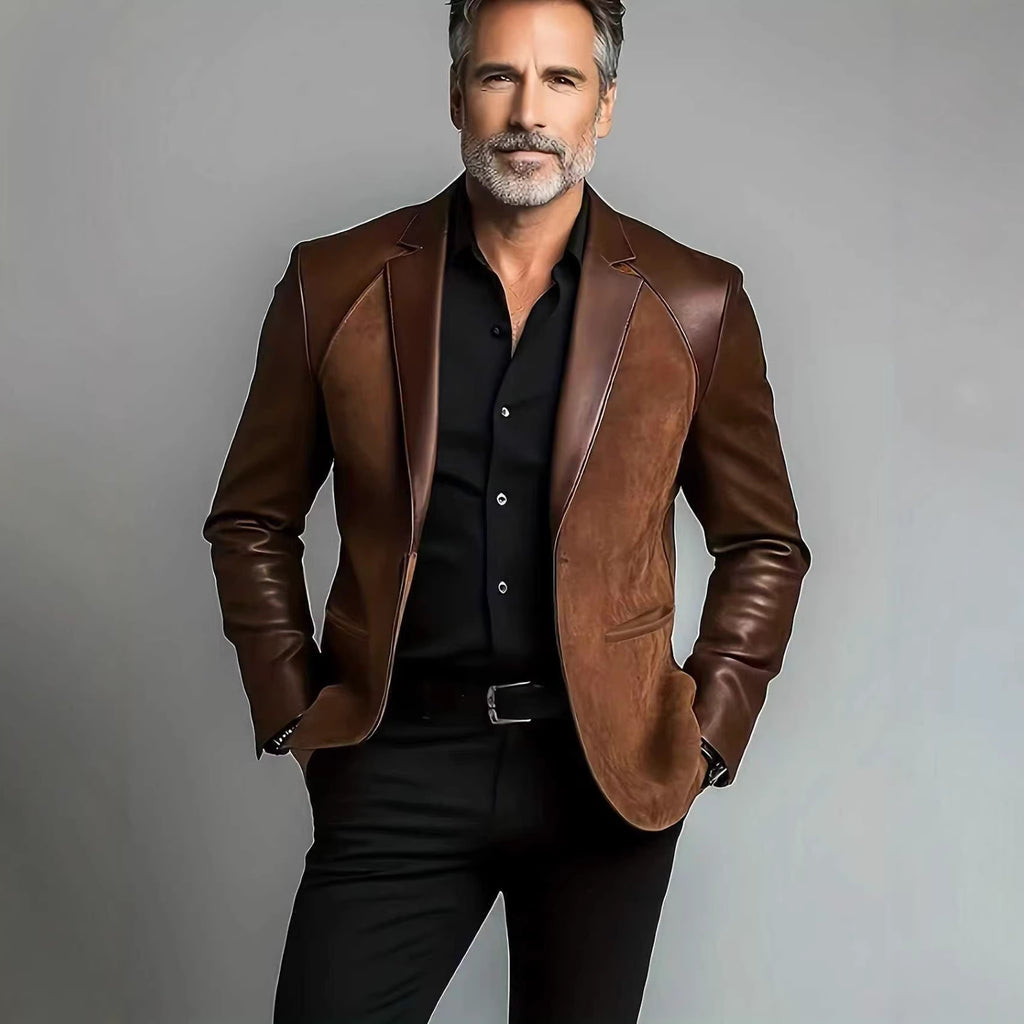 Elegant Suit Collar Coat