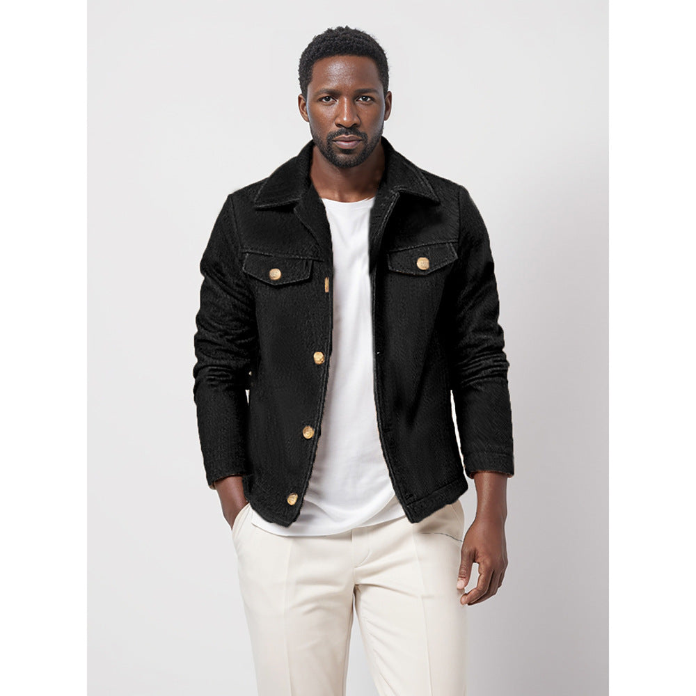 Trendy Plain Wool Coat