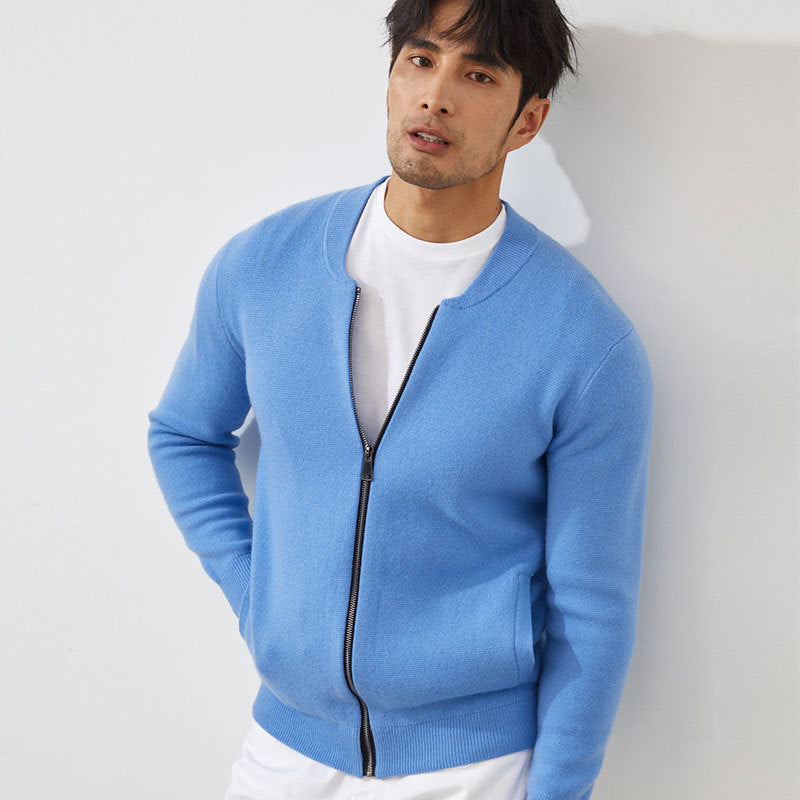 Cardigan Baseball Tricoté