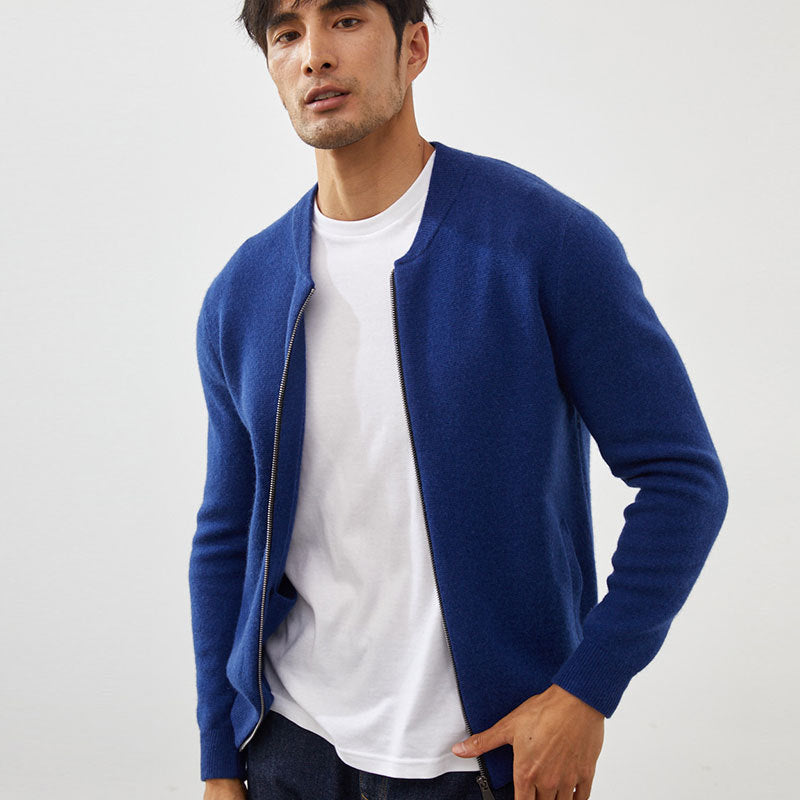Cardigan Baseball Tricoté