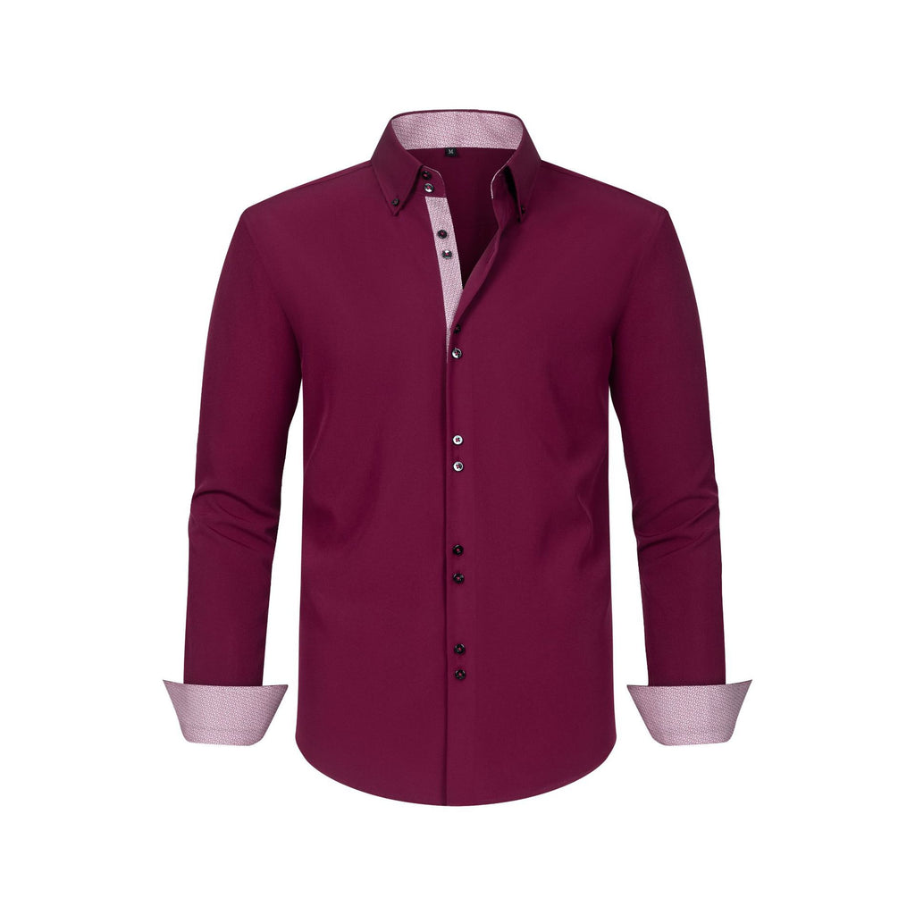 Polka Dot Stretch Shirt