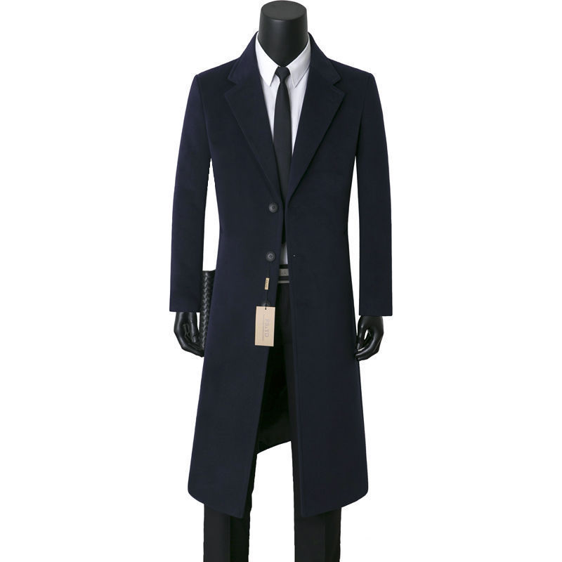 Chic Mid-Length Wool Coat
