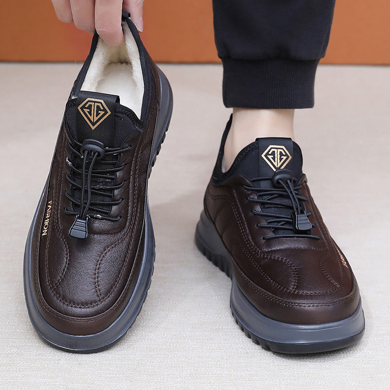 Fleece-Lined Casual Sneakers