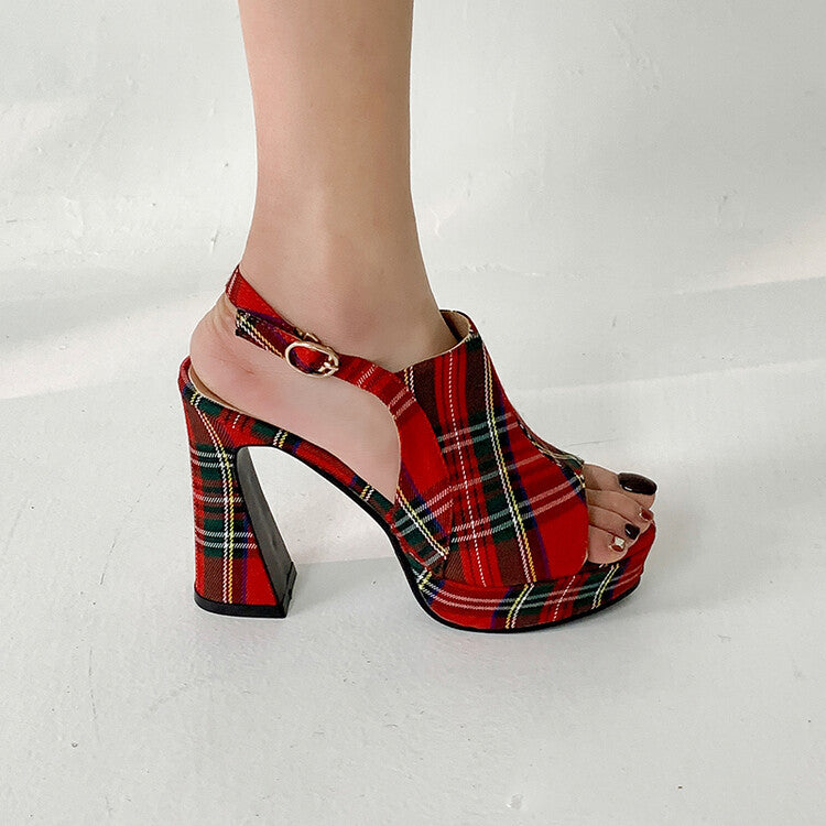 Platform Heel Sandals