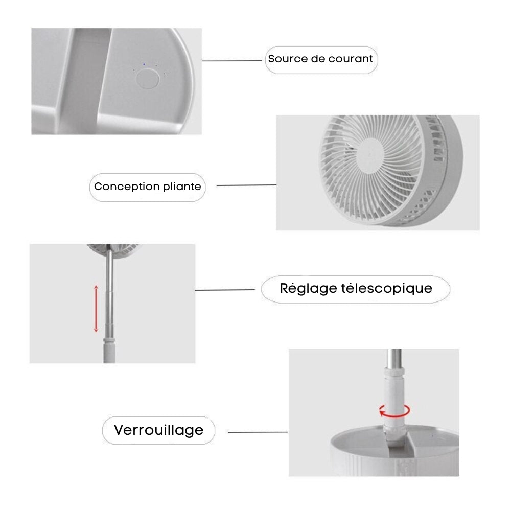 FoldAir - Ventilateur Portable