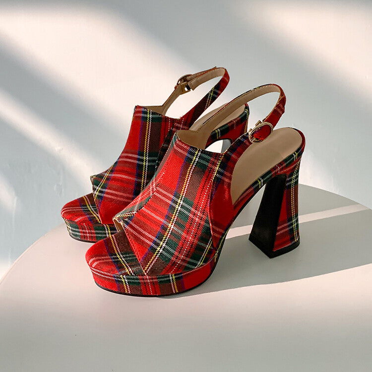 Platform Heel Sandals