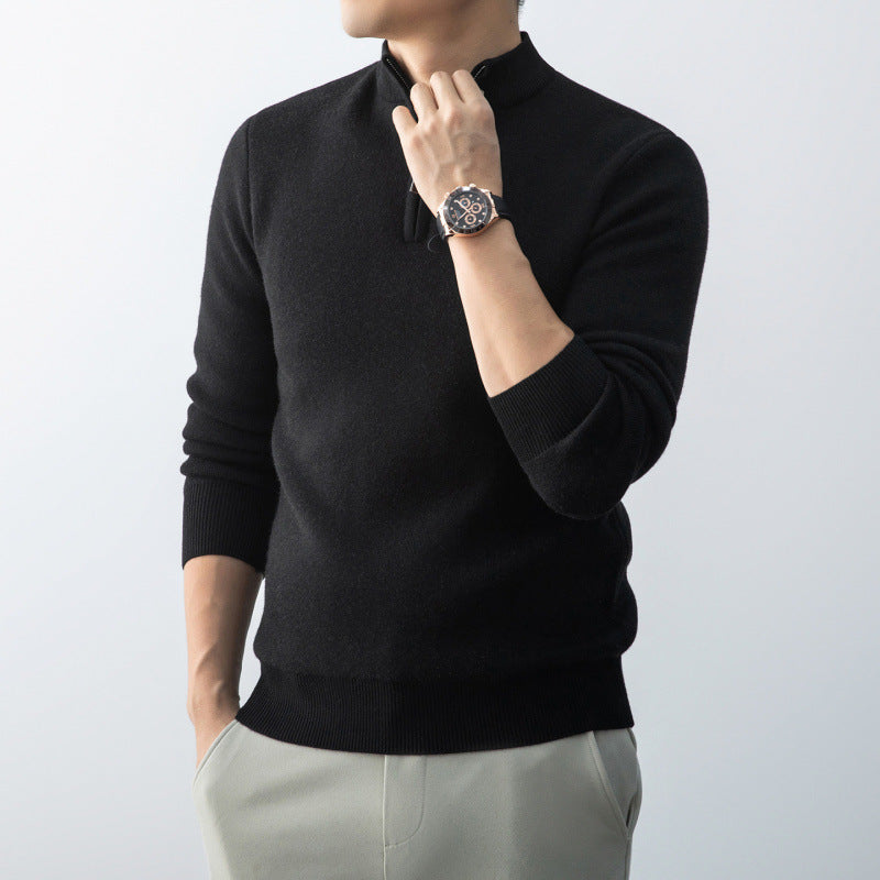 Men's Casual Knitted Sweater for Autumn-Winter
