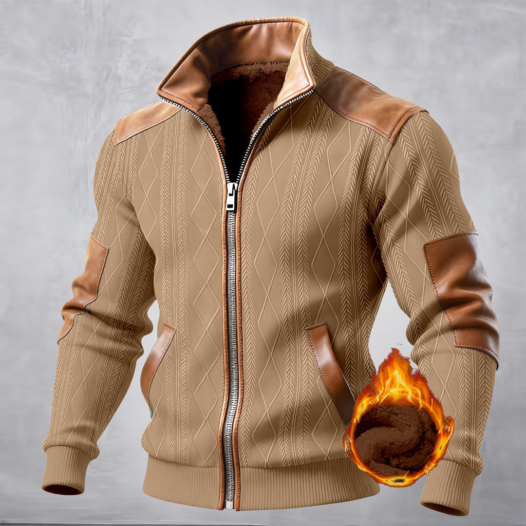 Two-tone lined jacket