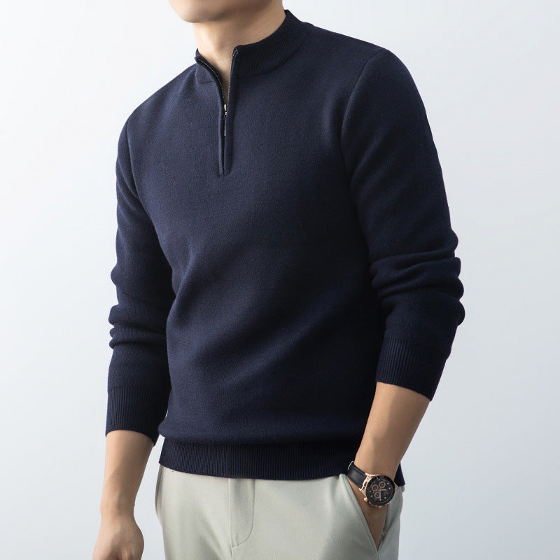 Men's Casual Knitted Sweater for Autumn-Winter