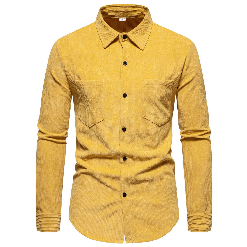 Chemise Homme Manches Longues Couleur Unie