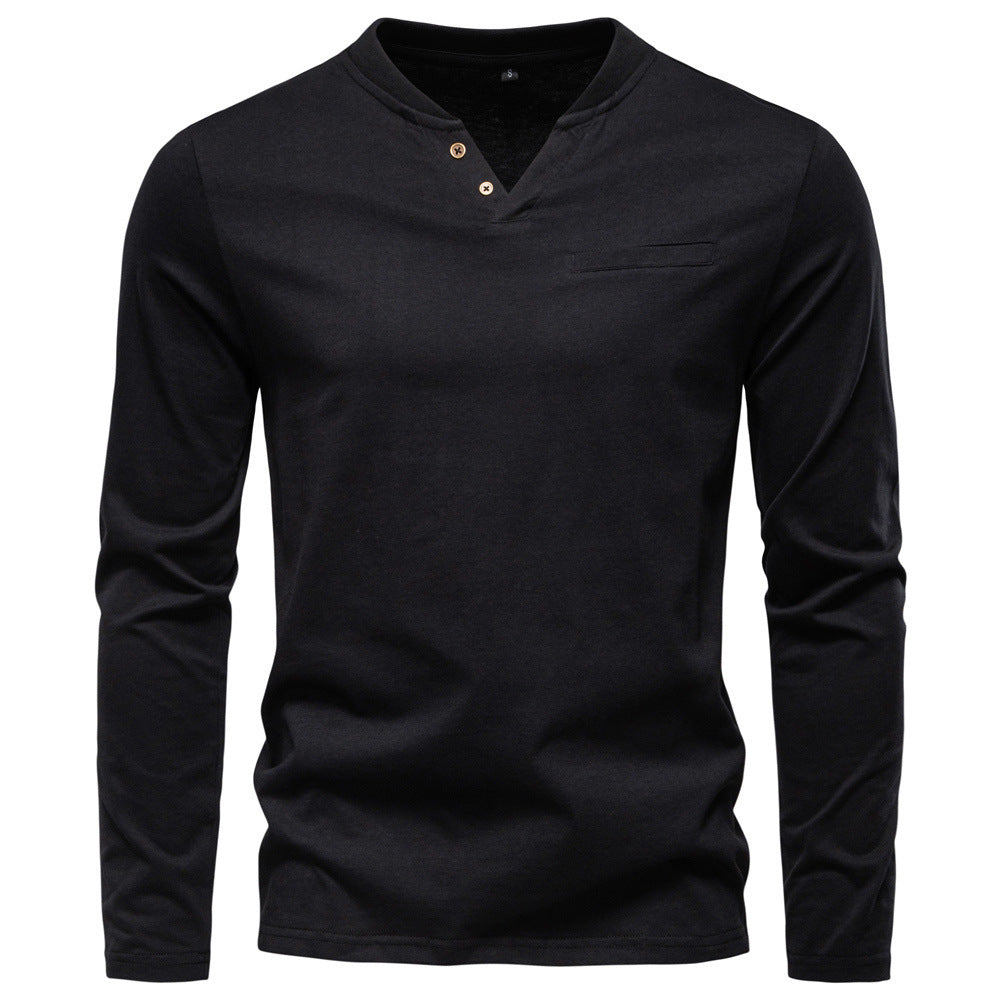 Fitted V-Neck T-Shirt