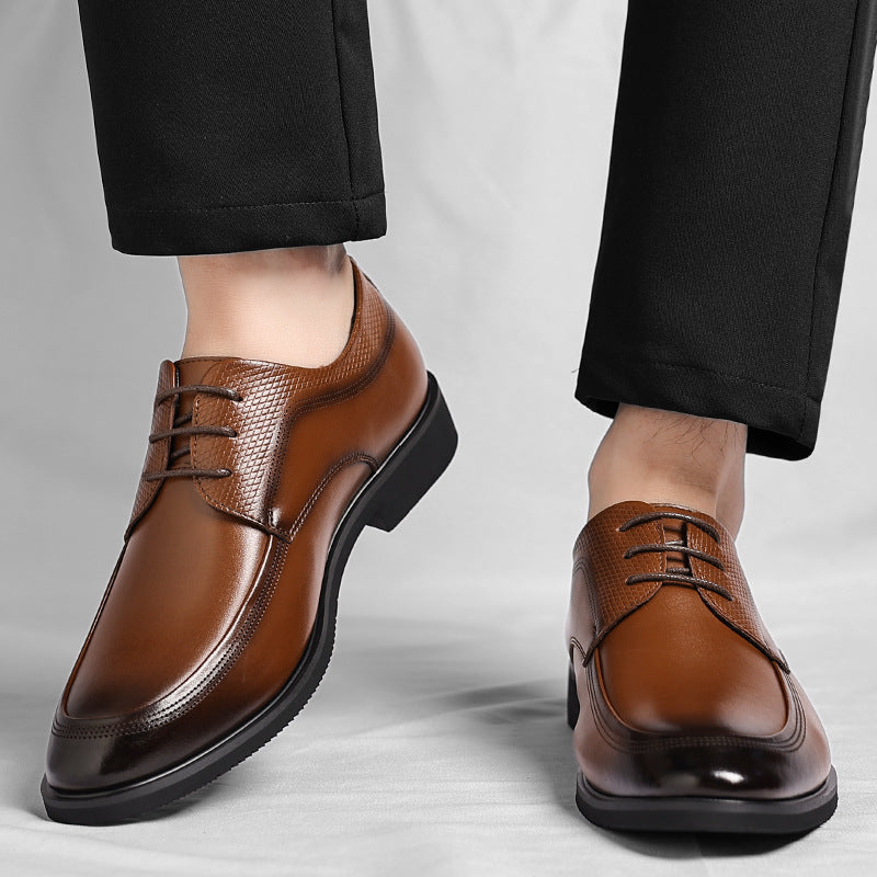 Black Lace-up Dress Shoes