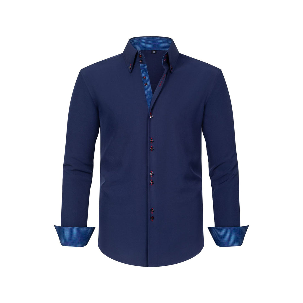 Polka Dot Stretch Shirt