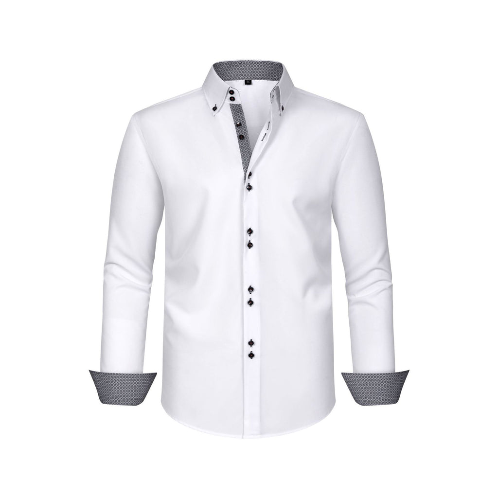 Polka Dot Stretch Shirt