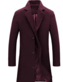 Men's Wool Coat Autumn-Winter
