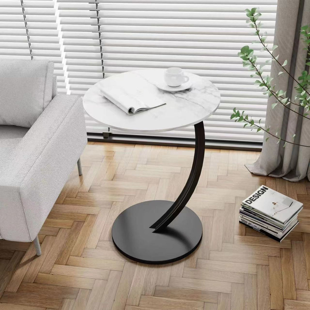 Mobile Round Coffee Table