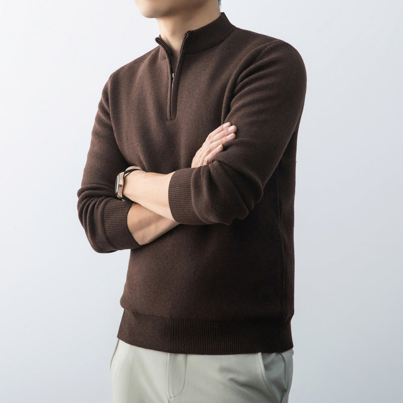 Men's Casual Knitted Sweater for Autumn-Winter