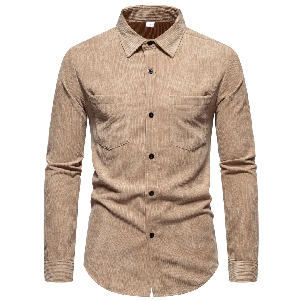 Chemise Homme Manches Longues Couleur Unie