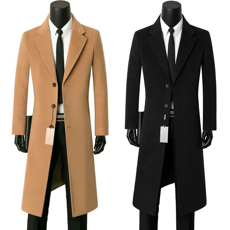 Chic Mid-Length Wool Coat