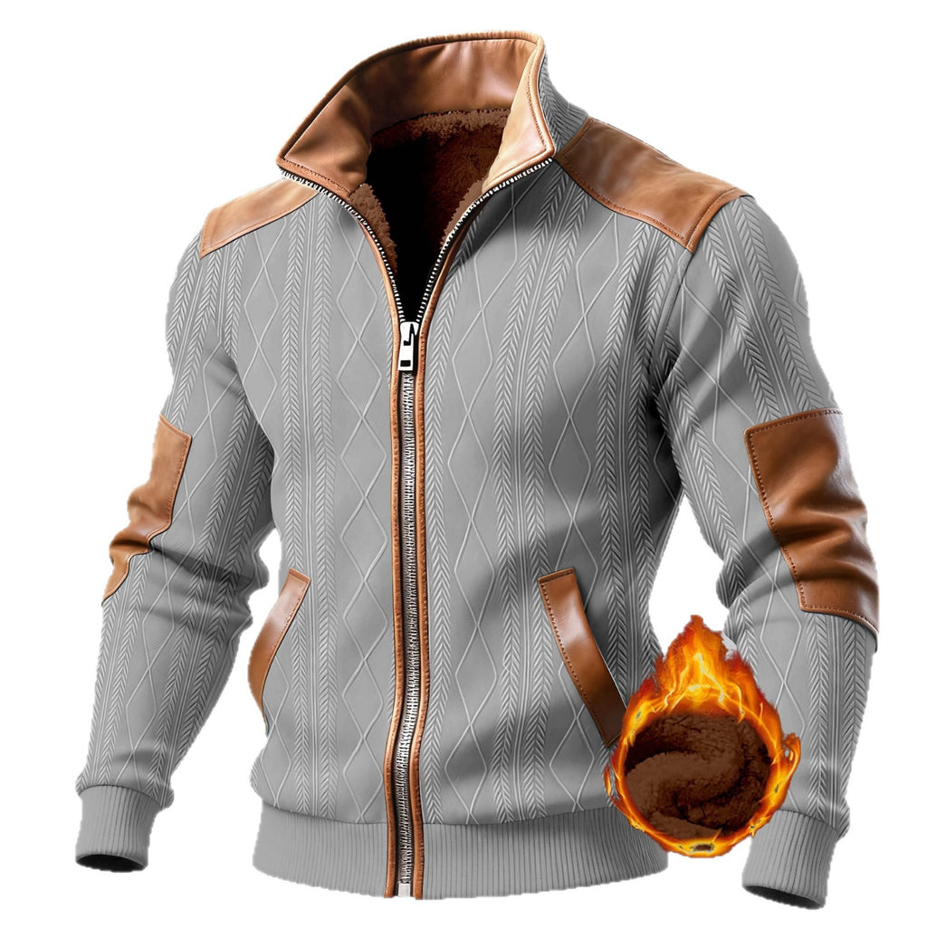Two-tone lined jacket