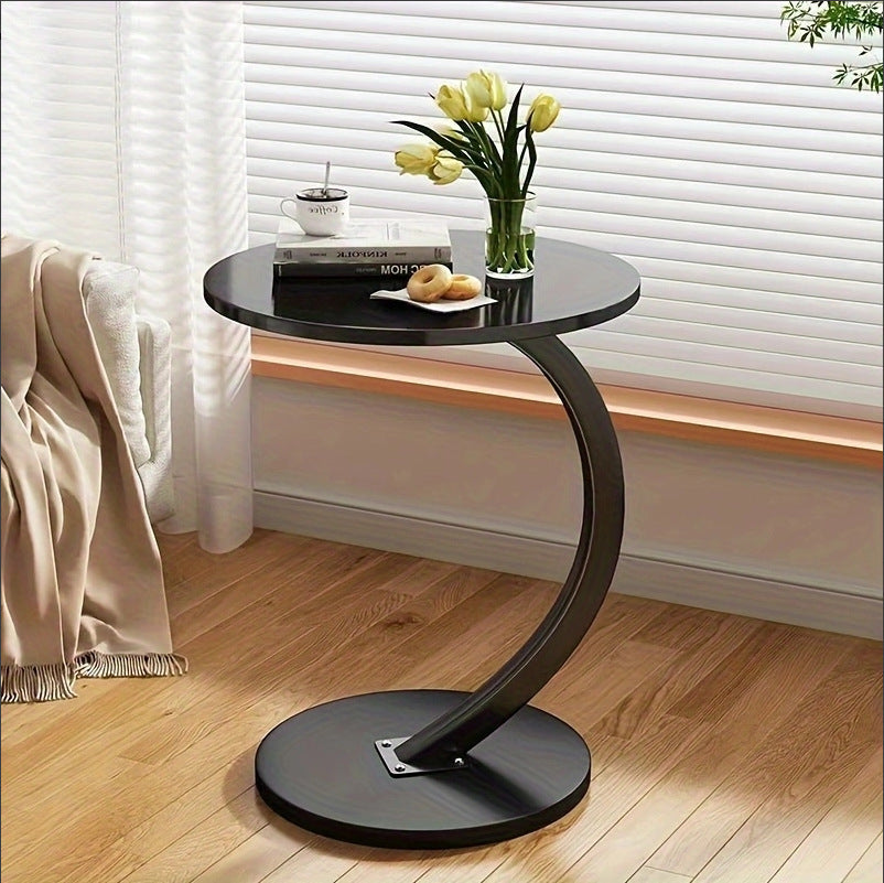 Mobile Round Coffee Table