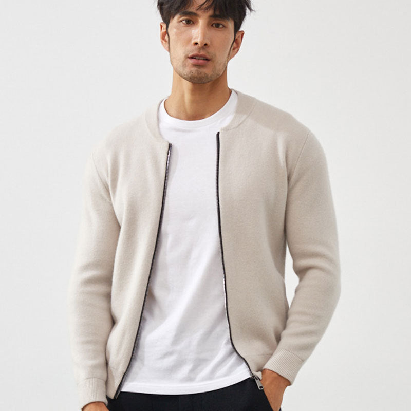 Cardigan Baseball Tricoté