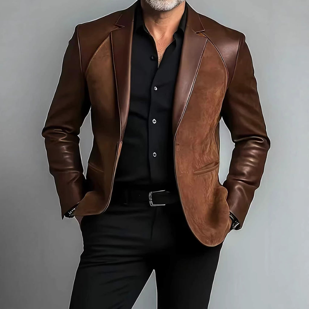 Elegant Suit Collar Coat