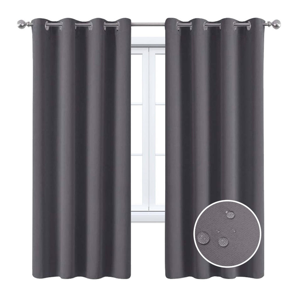 Blackout Curtain, Lined, Black