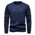 Warm Crew Neck Casual Knit Sweater