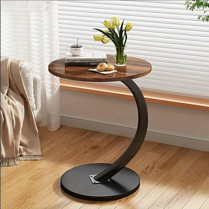 Mobile Round Coffee Table