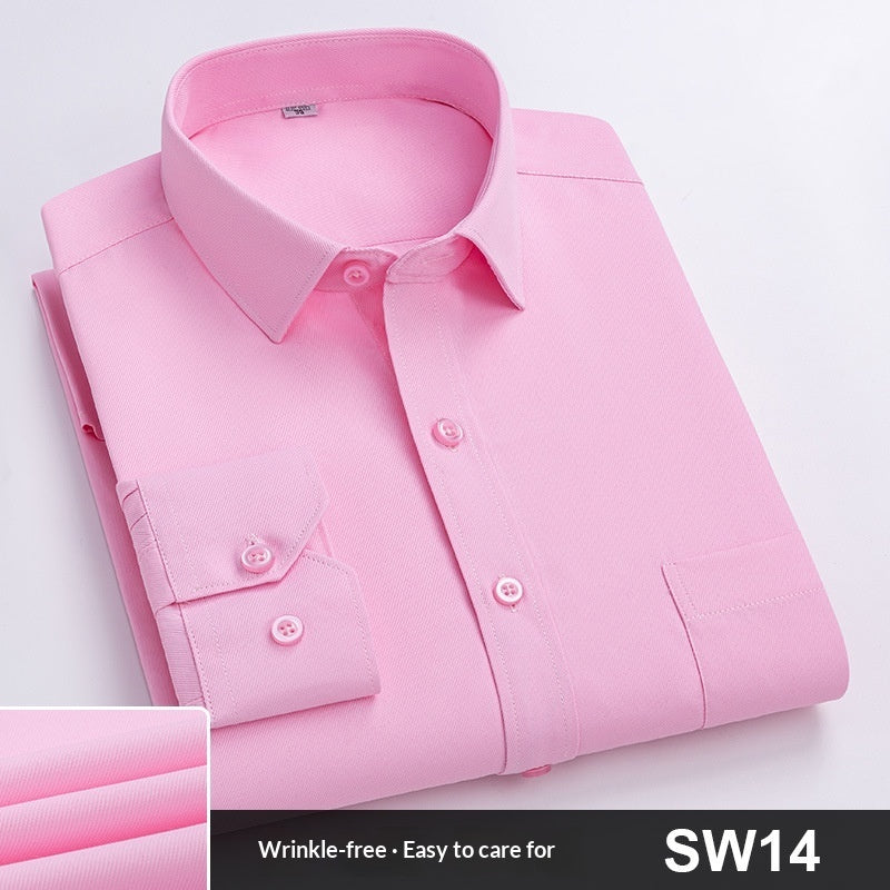Spring Striped Blue Work Shirt