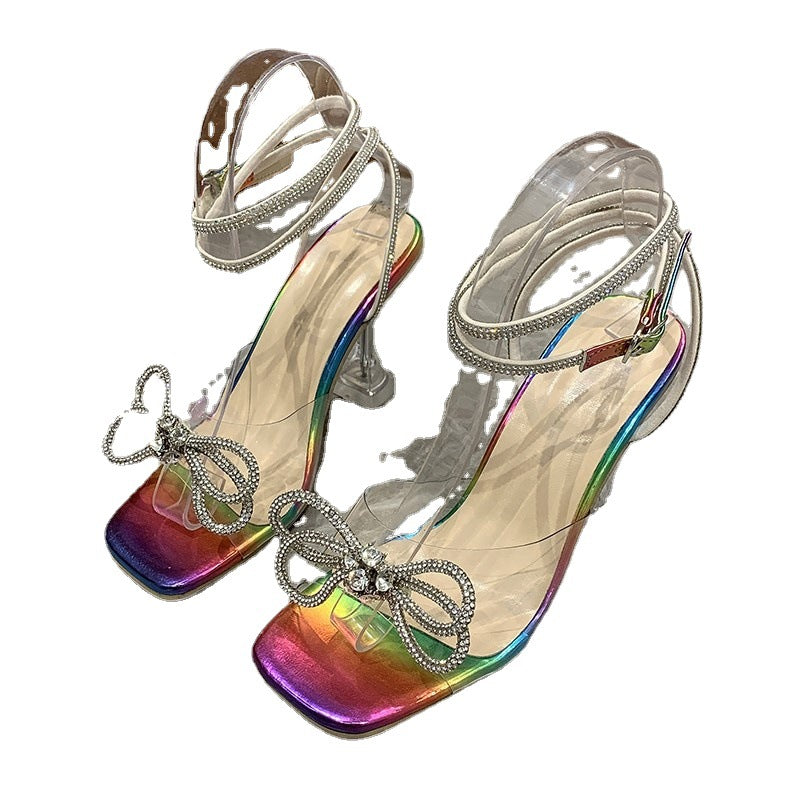 Glamorous Rhinestone Sandals