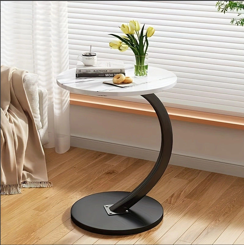 Mobile Round Coffee Table
