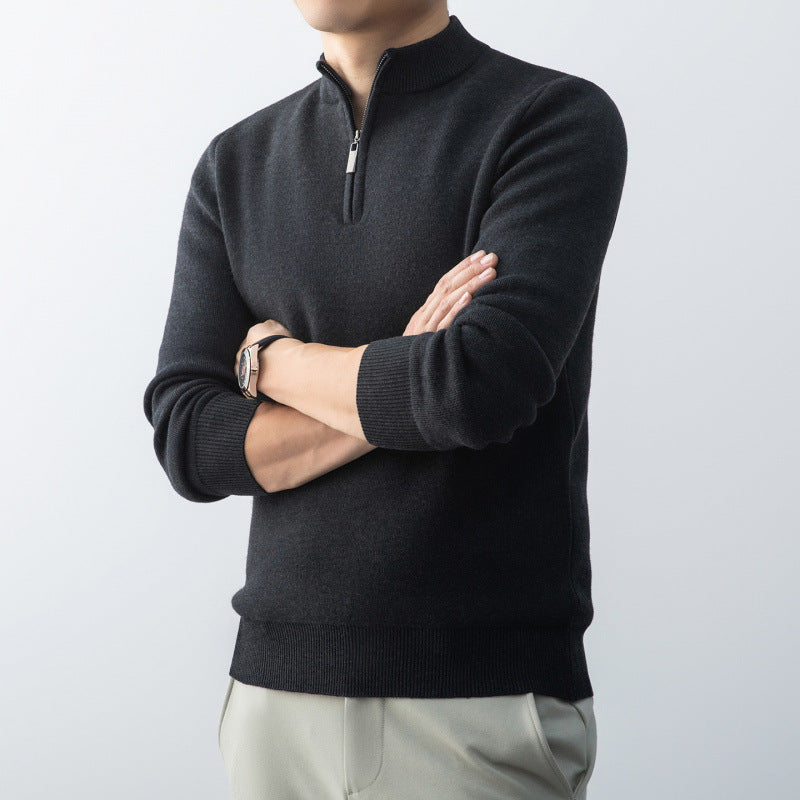 Men's Casual Knitted Sweater for Autumn-Winter