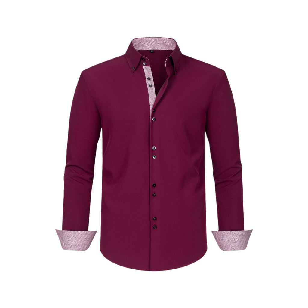 Polka Dot Stretch Shirt