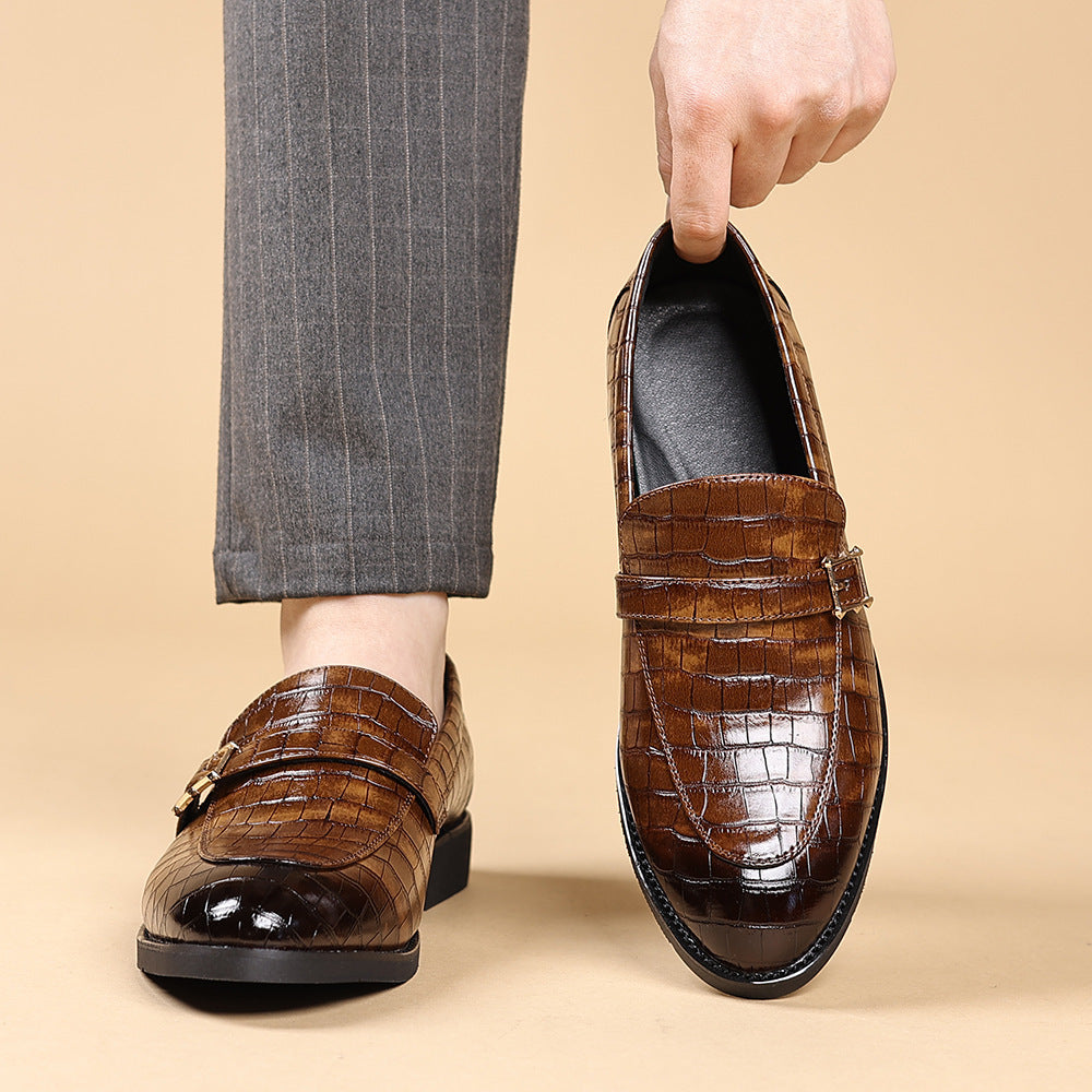 Men's Leather Shoes Plus Size Casual Trendy