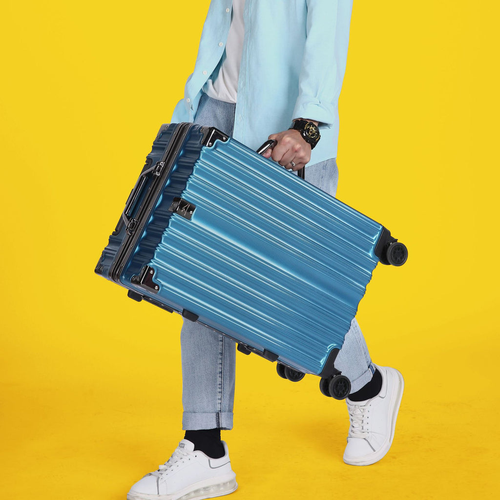 24-Inch Aluminum Trolley Suitcase
