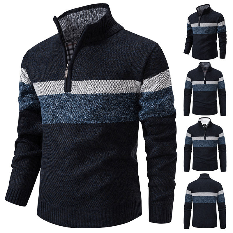 Pull Col Montant Chaud Tricot
