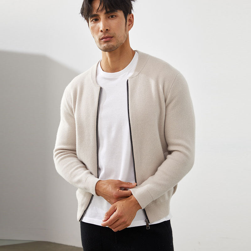 Cardigan Baseball Tricoté
