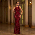 Sequin Banquet Dress Fishtail