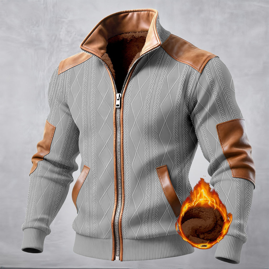 Two-tone lined jacket