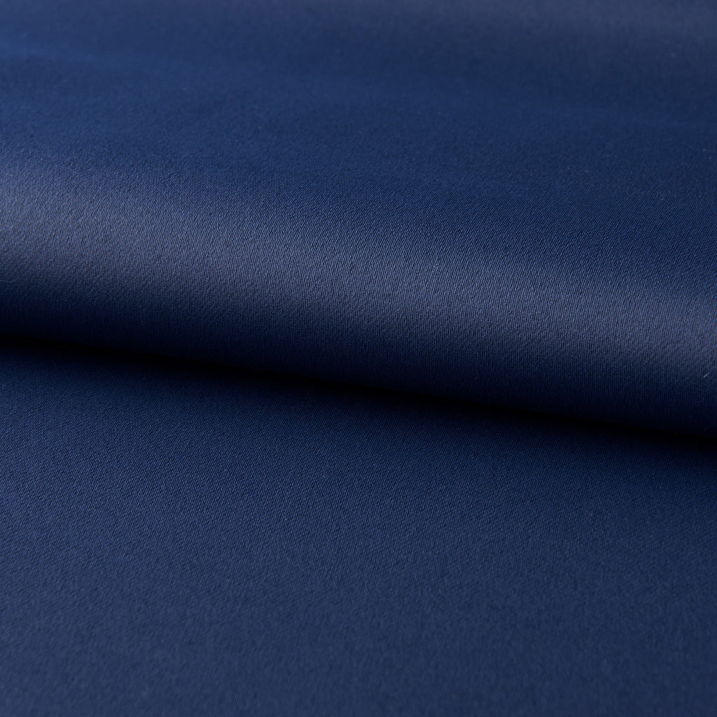 Dark Blue Printed Blackout Curtains for Bedroom