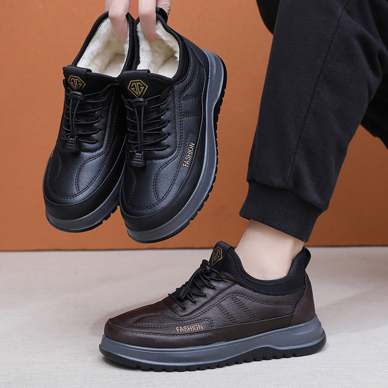 Fleece-Lined Casual Sneakers
